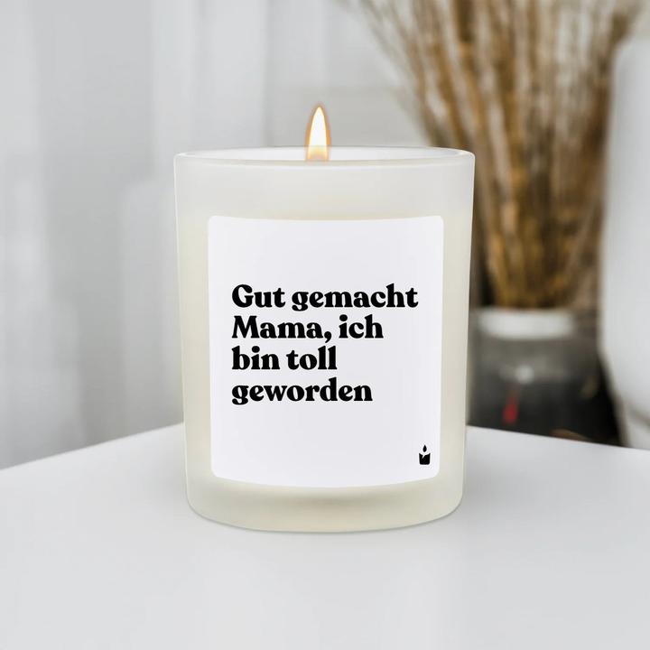 Produktbild Chatty Candles Duftkerze Flowery Gut gemacht Mama, ich bin toll geworden