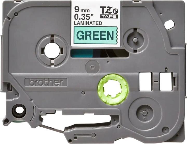 Actual product image Brother Tze-721 (0.90 cm, Green, Black)