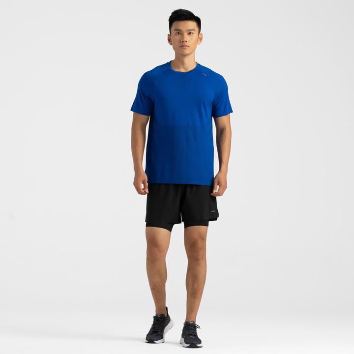 Actual product image Kiprun Laufshorts Herren Tights 2-in-1 - schwarz (L)