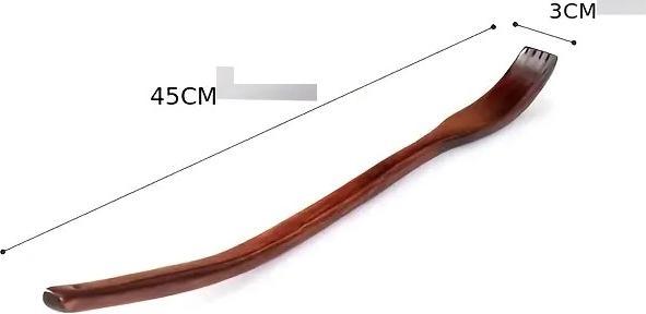 Produktbild Cbx Handgefertigter Rückenkratzer aus Holz – 45 cm
