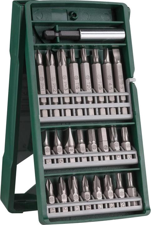 Bosch Zubehör Mini-X-Line-Schrauberbit-Set, 25-teilig (T 15/20/25/30, C 6.3, E 6.3)