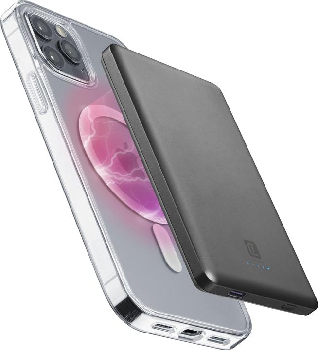 Produktbild Cellularline Cellular Line Power Bank 5000mAh MagSafe Grau (5000 mAh, 20 W)