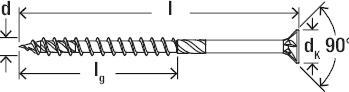 Immagine prodotto Fischer Viti da costruzione per legno a testa svasata Power Fast 10x360 mm TX40 vz. (50 Viti per pezzo)