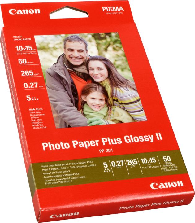 Immagine prodotto Canon PP-201 Plus II (260 g/m², 10 x 15 cm, 50 x)