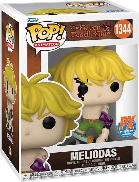 Image du produit Funko POP! The Seven Deadly Sins Meliodas (Demon Mode) Exclusive