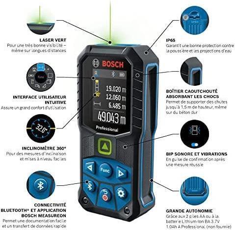 Immagine prodotto Bosch Professional GLM 50-27 CG Professional (50 m, 515 nm)