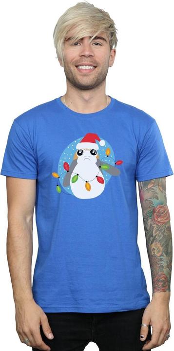 Image du produit Star Wars - T-shirt THE LAST JEDI PORG CHRISTMAS LIGHTS - Homme (S)