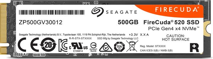 Produktbild Seagate Firecuda 520 (500 GB, M.2 2280)