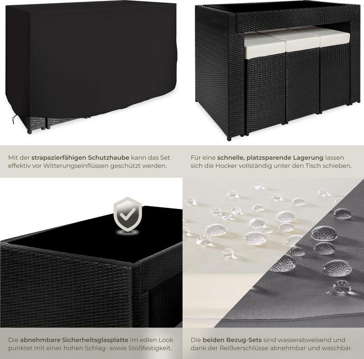 Produktbild tectake Rattan Sitzgruppe