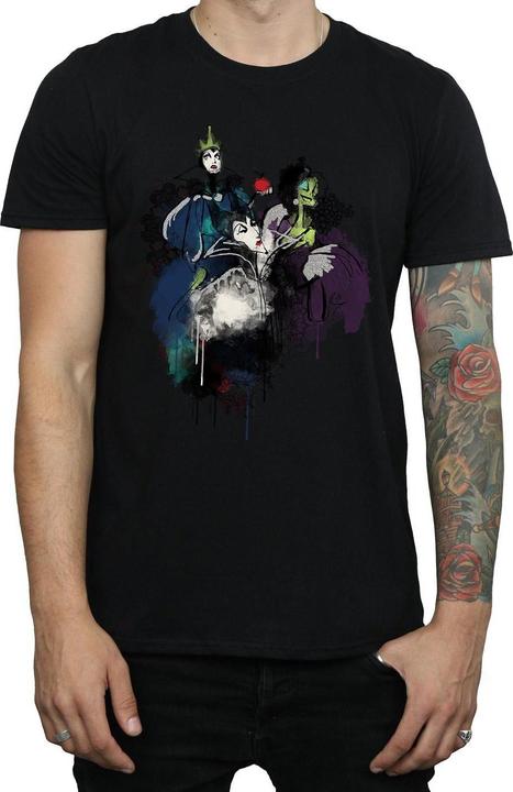 Actual product image Disney Mens Villains Sketch T-Shirt (3XL)
