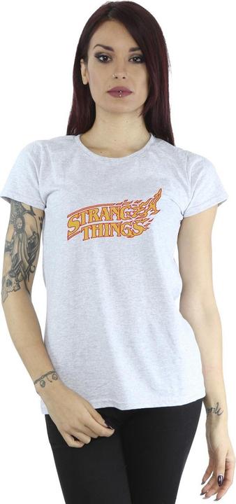 Immagine prodotto Netflix Stranger Things Logo Breaking Maglietta Donna (M)