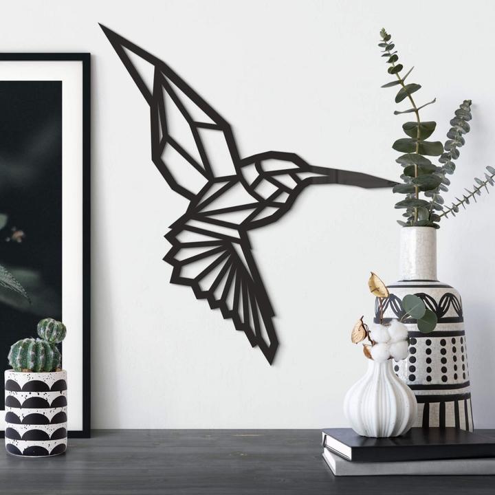 Image du produit Trenddeko Origami colibri (50 x 42 cm)