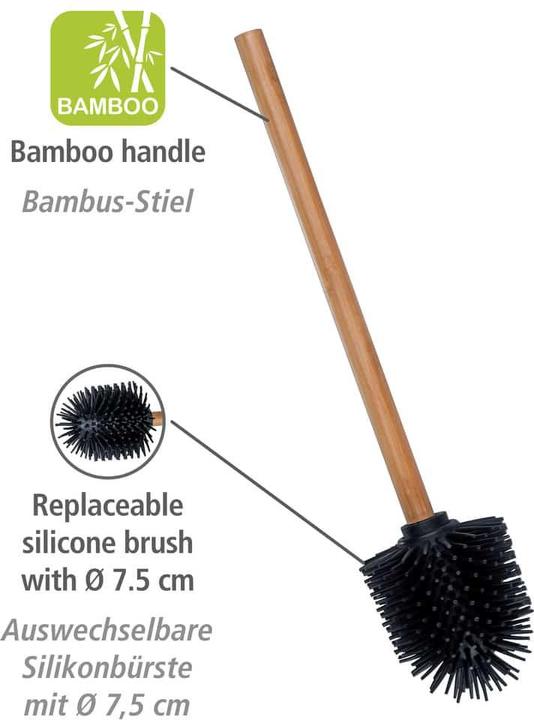 Immagine prodotto Wenko Bambusstiel Silikonkopf 7,5cm