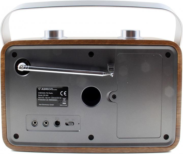 Immagine prodotto Albrecht Dr 850 (DAB, FM, Bluetooth)