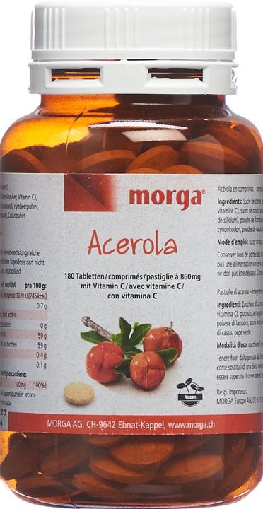 Produktbild Morga Acerola (1 Stück, Tabletten, 180 g)
