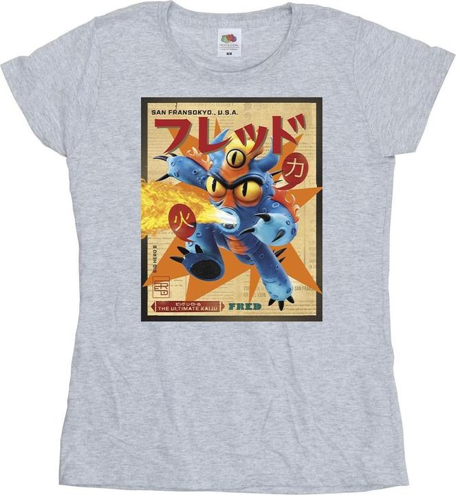 Produktbild Disney Big Hero 6 Baymax Fred Newspaper TShirt (XXL)