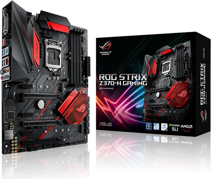 Produktbild ASUS Rog Strix Z370-H Gaming (LGA 1151, Intel Z370, ATX)