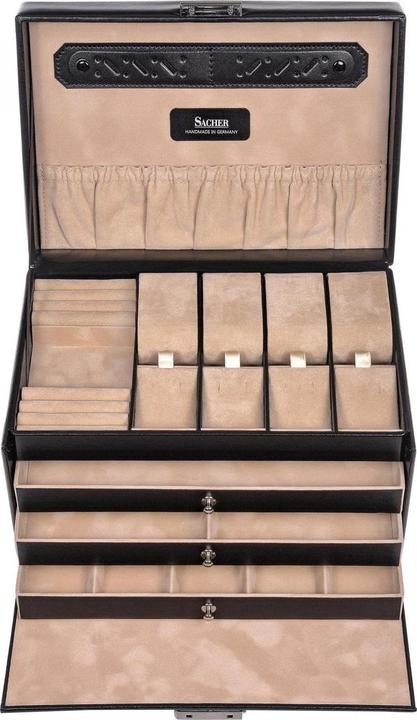 Produktbild Sacher 73.107.010443 - Schmuckkasten Katja new classic schwarz Leder