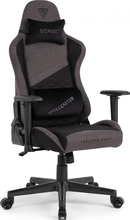Sense News! Gaming chair Sense7 Spellcaster Senshi Edition fabric Gaming Chair, Grey