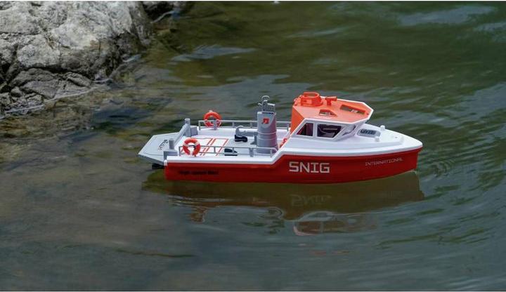 Produktbild Amewi Rettungsboot brushless Jetantrieb 320mm RTR weiss/orange
