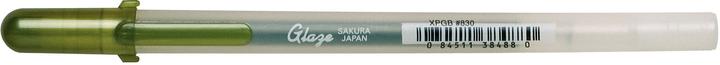 Actual product image Sakura GELLY ROLL - Glaze gel pen (Grey, Hunter Green)