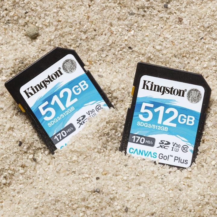 Produktbild Kingston Canvas Go! Plus (512 GB, SDXC, U3, UHS-I)
