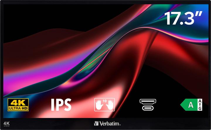 Actual product image Verbatim PMT-17-4K (3840 x 2160 Pixels, 17.30")