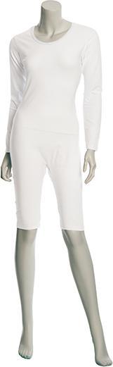 Immagine prodotto Suprima Body da allattamento a manica lunga XXL unisex con zip separabile sulla gamba bianco (XXL)