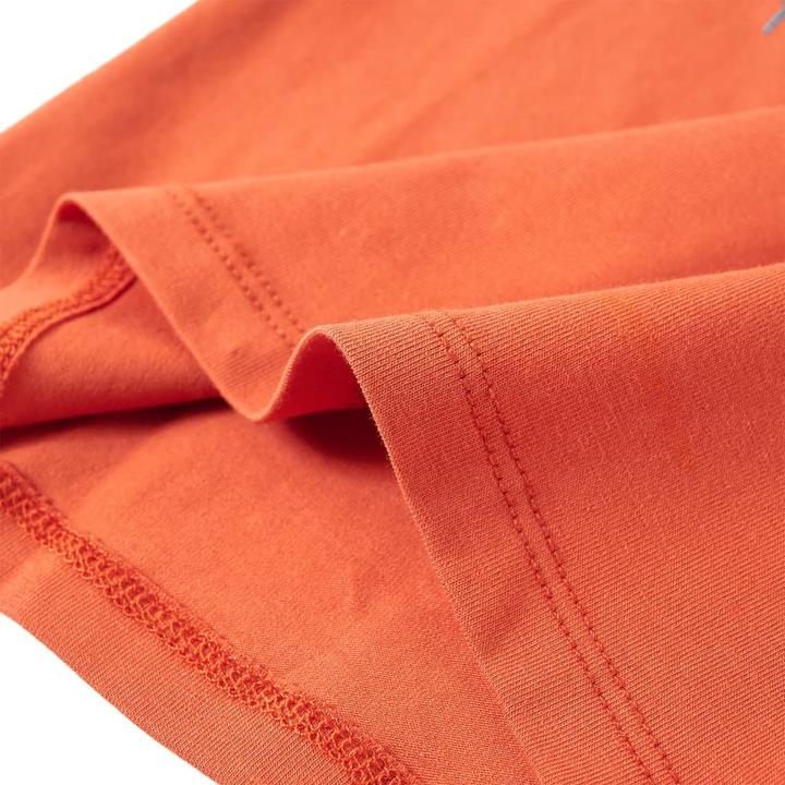 Produktbild VidaXL Kinder-Langarmshirt Dunkelorange 104,Material: 95 (104)