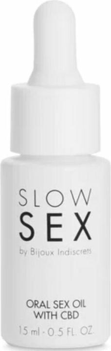 Actual product image Bijoux Indiscrets Bijoux - Slow Sex Oral Sex Oil With Cbd 15 ml (15 ml)