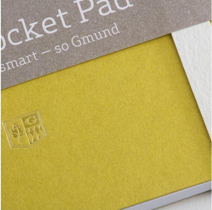 Image du produit Gmund POCKET PAD - Carnets de notes (6,7 x 13,8 cm, Blanc, Couverture souple)