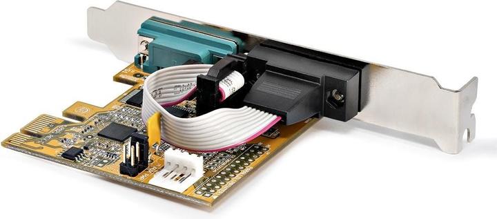 Actual product image StarTech COM 2 Port PCI Express Serial Interface Card PCIe to RS232 Card Serial Adapter K