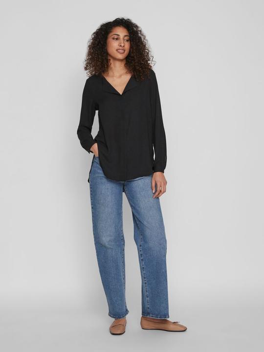 Produktbild Vila High Low geteilter Kragen Hemd (XXL)