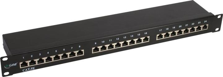 Image du produit InLine Panneau de brassage Cat.5e 24 voies