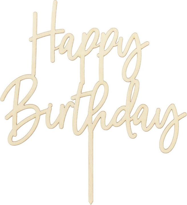 Actual product image Partydeco Happy Birthday