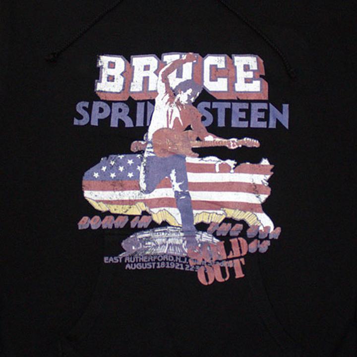 Actual product image Bruce Springsteen Unisex Adult Born In The USA '85 Pullover Hoodie (XXL)