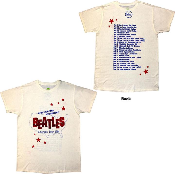 The Beatles American Tour 64 Back Print