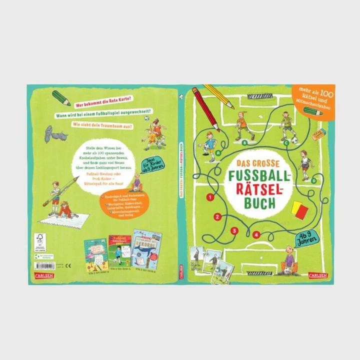 Immagine prodotto Das grosse Fussball-Rätselbuch (Tedesco, Cordula Spina, Christiane Hahn, 2024)
