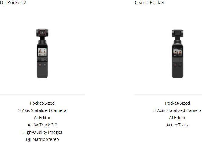 Image du produit DJI Pocket 2 (60p, WiFi)