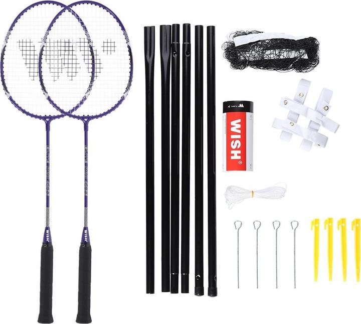 Immagine prodotto Wish Formula Set di racchette da badminton Nils Wish ALUMTEC 4466, viola