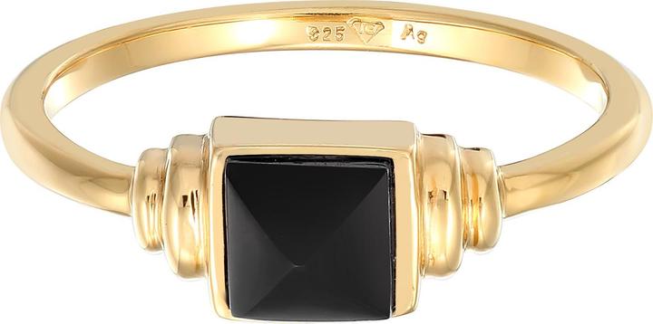 Immagine prodotto Elli Anello con pietra preziosa, quadrato (54, 925 Argento)
