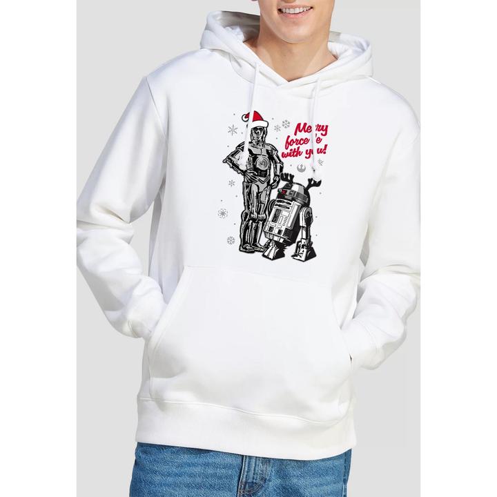 Produktbild Star Wars Merry Christmas Droids Kapuzenpullover (M)