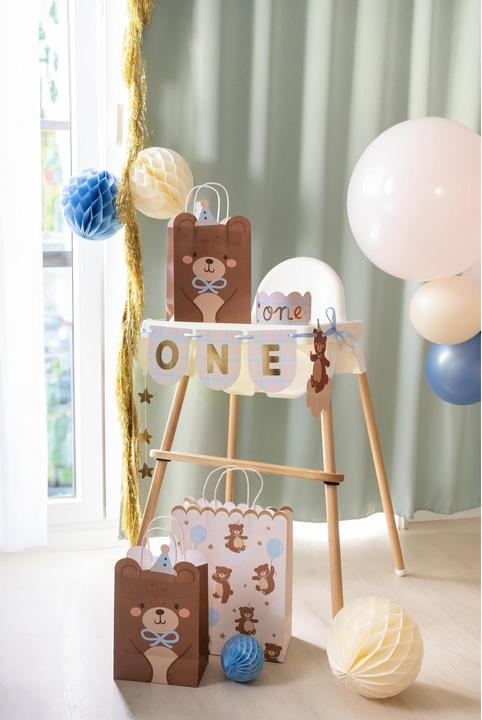 Actual product image Partydeco Gift bag teddy bears 26 x 32.5 x 13 cm, 1 piece (Gift bag, 1 x)