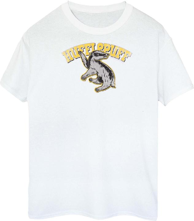 Image du produit T-shirt en coton pour filles à l'effigie de Hufflepuff (116)