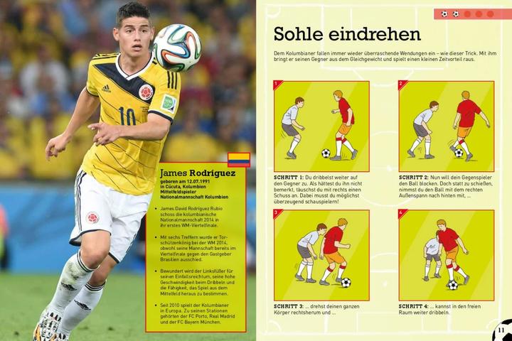 Immagine prodotto Die besten Fussballtricks - Mit Trainingsposter (Tedesco, Hendrik Kranenberg, Sandra Noa, Casa editrice Schwager & Steinlein, 2017)