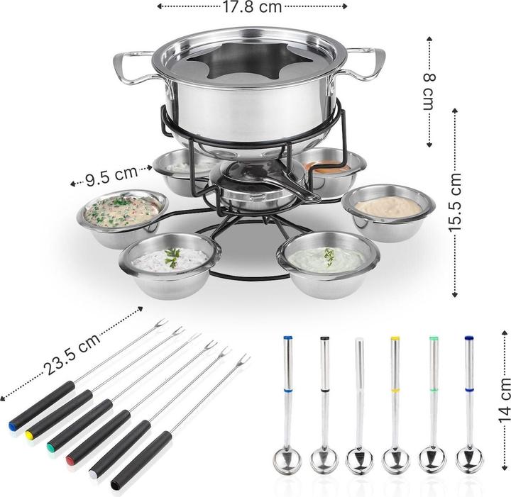 Produktbild Hermex Chinoise (Käsefondue, Fondue Bourguignonne, Fondue Chinoise)