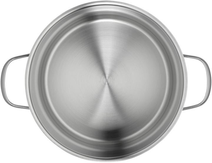 Produktbild WMF Kochtopf Gemüse- Suppentopf Induktion gross 24cm 8,8l Provence Plus Edelstahl (24 cm, Kochtopf, Edelstahl)
