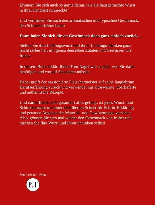 Immagine prodotto Altdeutsche Wurstrezepte (Tedesco, Tom Nagel, 2021)