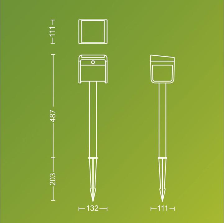Immagine prodotto Philips Outdoor Ultra Efficient Solar Ezra (250 lm, IP44)