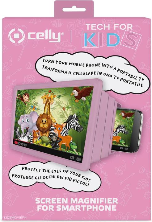 Produktbild Celly Screen Magnifier Kids Lightblue